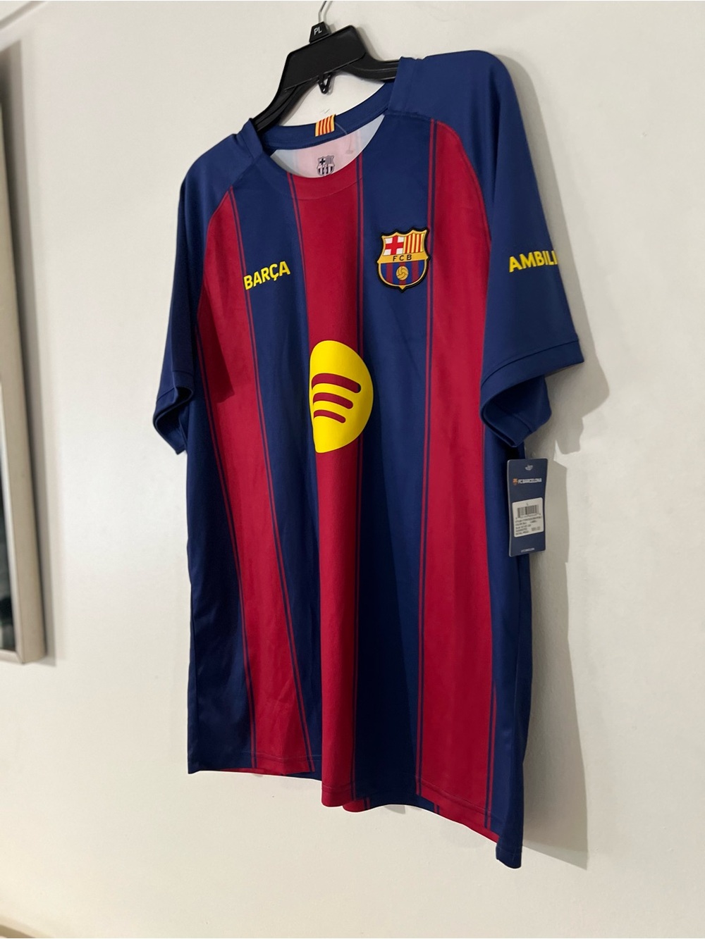 FC Barcelona Home Jersey - Navy & Red SZ XL